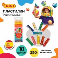 Пластилин на растительной основе JOVI (Испания), 10 цветов, 250 г, 31