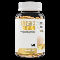 MAXLER USA Omega 3 Premium Citrus Flavor (120 софтгелей) большая банка