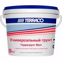 Грунтовка Terraco Террагрунт MAXI, 5 кг, 5 л, белый