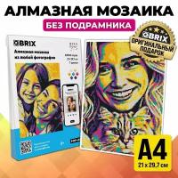 Алмазная / кристальная мозаика из любой фотографии QBRIX POP-ART