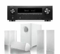 Canton Комплект акустики Movie 365 White + Denon AVR-X1700H Black