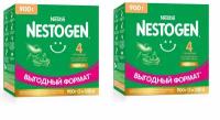 Молочко детское Nestle Nestogen Premium 4, с 18 месяцев, с пребиотиками и лактобактериями 900 г 2 шт