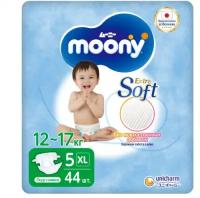 Подгузники Moony XL (12-17 кг) 44 шт