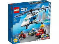 Конструктор LEGO City Police 60243 Погоня на полицейском вертолёте