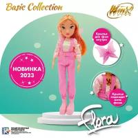 Шарнирная кукла Winx Club Космическая Флора с крыльями, 24 см, IW01292202