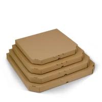 Коробка для пиццы, пирогов, хачапури, закусок и продуктов (коричневый) 50 шт