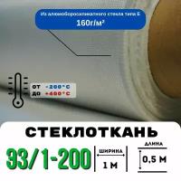 Стеклоткань ЭЗ/1-200, плотность 150-175 г/м ( для эпоксидки 0.5 метра)