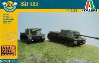 Сборные модели Две советские САУ ИСУ-122. (1/72) 7503-Ital