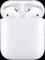 Беспроводные наушники Apple AirPods 2 с зарядным футляром MV7N2, Lightning, белый