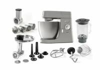 Кухонный комбайн Kenwood Titanium Chef XL KVL4220S 1200 Вт, серебристый/серый