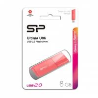 Флешка USB 2.0 Silicon Power 8 ГБ Ultima U06 ( SP008GBUF2U06V1P )