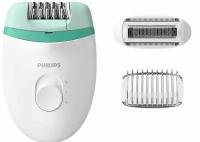 Эпилятор Philips BRE245 Satinelle Essential, White/Green