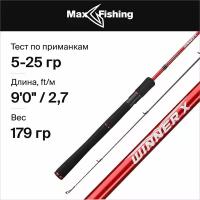 Удилище спиннинговое Maximus WINNER-X 27ML 2,7m 5-25g MSWX27ML