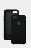Apple iPhone 6 / 6s под оригинал чёрный чехол, айфон 6, 6с замша утолщённый противоударный Silicone case