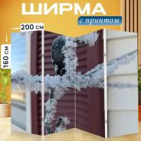 Ширма перегородка с принтом 