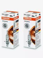 Автомобильная галогенная лампа Osram цоколь H1, тип патрона P14,5s, 12V, 2 шт