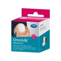 Omnisilk, пластырь фиксирующий, гипоаллергенный, шелковый, белого цвета, 5 см х 5 м