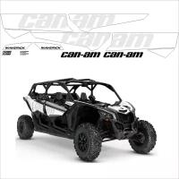 Наклейки BRP CAN-AM MAVERICK MAX белые