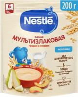 Каша Nestle Молочная мультизлаковая Груша-Персик с 6 месяцев 200г