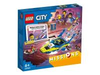 Конструктор LEGO City 60355: Детективные миссии водной полиции