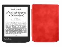 Электронная книга PocketBook 629 Verse, серый с обложкой ReaderONE Red