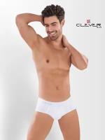 Мужские трусы брифы белые Clever Moda CARIBBEAN PIPING BRIEF 088401 M (46)