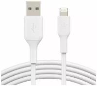 Кабель Belkin BoostCharge USB-A to Lightning Cable. Длина: 1м. Цвет: белый