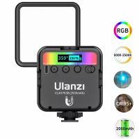 Ulanzi VL49 RGB - Накамерный LED осветитель с аккумулятором 2500-9000K, 2000mAh