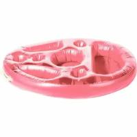 Надувной плавающий Пивной Стол для бассейна розовый