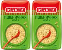 Макфа Крупа пшеничная Артек, 700 г, 2 уп