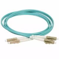 Патч-корд оптический (optic patch cord) LC/UPC-LC/UPC многомодовый MM (50/125мкм) OM3 duplex 5 м