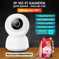 Камера видеонаблюдения wifi для дома видеоняня IMILAB Home Security Camera C30 (CMSXJ21E)