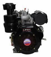 Двигатель дизельный Lifan Diesel C195FD-A D25 6А(15л. с, 532куб. см, вал 25мм, ручной и электрический старт, катушка 6А)