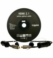 FOAUHR075 Кабель HDMI оптический, 75 м, армированный, Klotz