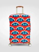 Чехол для чемодана itcovers, 80 л, размер M, голубой, красный