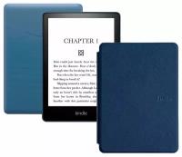 Электронная книга Amazon Kindle PaperWhite 2021 16Gb Ad-Supported Denim с обложкой ReaderONE PaperWhite 2021 Blue