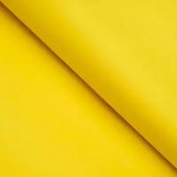 Бумага цветная тишью шёлковая, 510 x 760 мм, 1 лист, 17 г/м2, жёлтая, 25 шт
