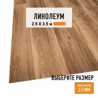 Линолеум для пола на отрез 2,5х3,5 м LEVMA HOME 01, бытовой, 21 класс, 4828332-2,5х3,5