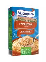 Хлопья Мистраль Гречневые 400 г