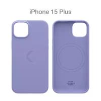 Силиконовый чехол COMMO Shield Case для iPhone 15 Plus, с поддержкой беспроводной зарядки, Lavender
