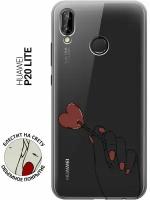 Силиконовый чехол на Huawei P20 Lite, Nova 3e, Хуавей П20 Лайт, Нова 3Е с 3D принтом 