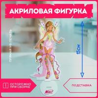 Акриловая фигурка статуэтка винкс клуб winx club мультфильм flora флора