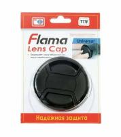 Крышка для объектива Flama Lens cap 77mm с веревочкой