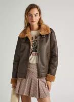 Pepe Jeans London, Куртка женская, цвет: коричневый, размер: XL