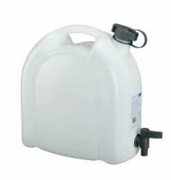 Канистра для воды 10 литров прямоугольная с краном PRESSOL (Германия) / Емкость для хранения жидкости