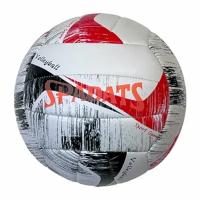 Мяч волейбольный SPADATS (PU 2. 7, 300 гр., машинная сшивка) (серый/красный)