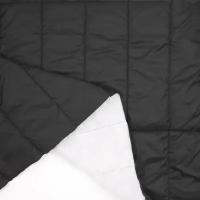 Ткань для шитья и рукоделия, стежка для пальто и курток, цвет черный 100х140 см