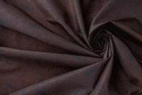 Ткань плащевка коричневого цвета с логотипом