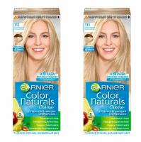 Garnier Краска для волос Color Naturals 111 Суперосветляющий платиновый блонд, 112 мл, 2 уп