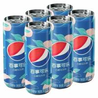 Газированный напиток Pepsi Peach Oolong со вкусом персика и чая Улун (Китай), 330 мл (6 шт)